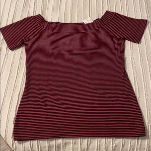 J Crew Off the Shoulder Top